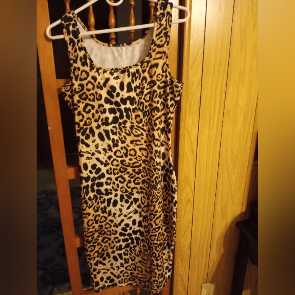 Cheetah Print Dress